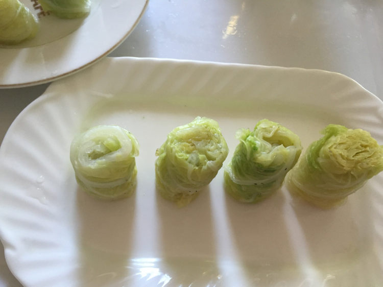 蛋皮白菜步骤4