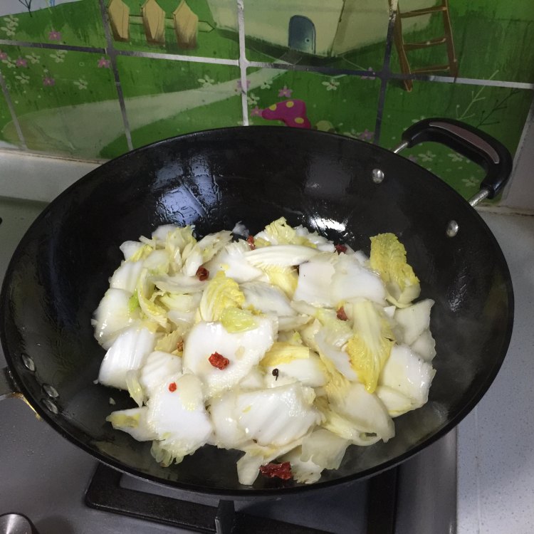 麻辣白菜步骤8