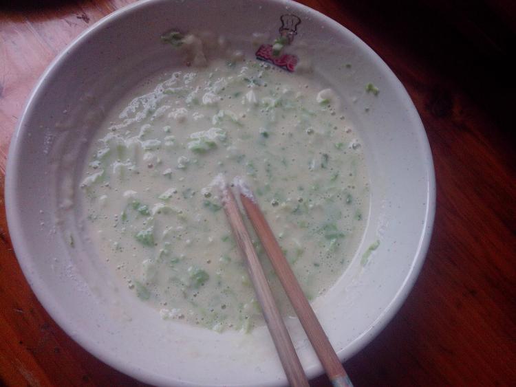 白菜鸡蛋饼#新鲜从这步骤4