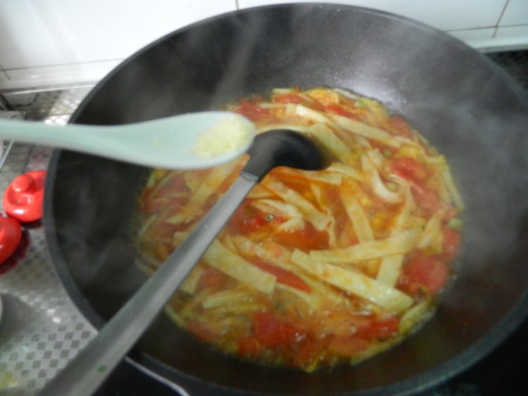 家常素烩饼#新鲜从这步骤8