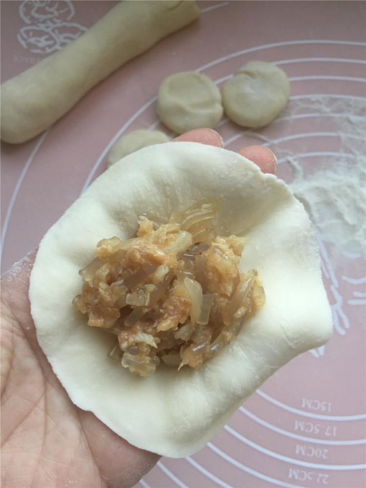 白菜粉条馅饼步骤7