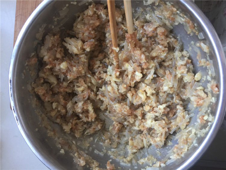 白菜粉条馅饼步骤6