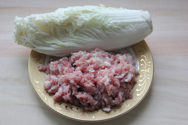 菜肉锅贴步骤1