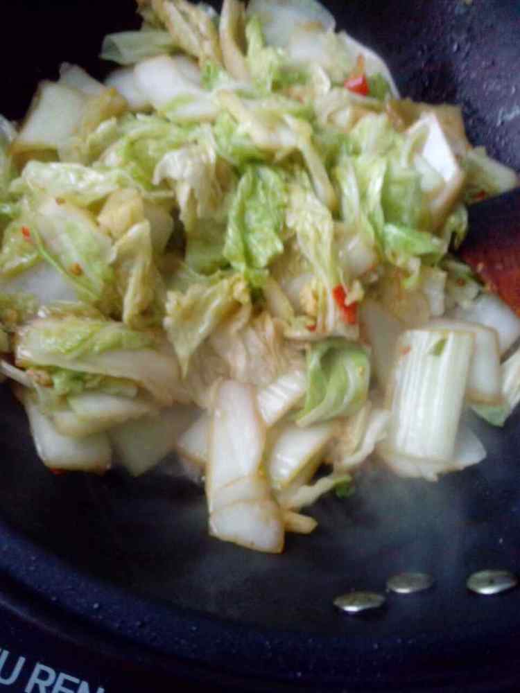 白菜粉丝丸子步骤5