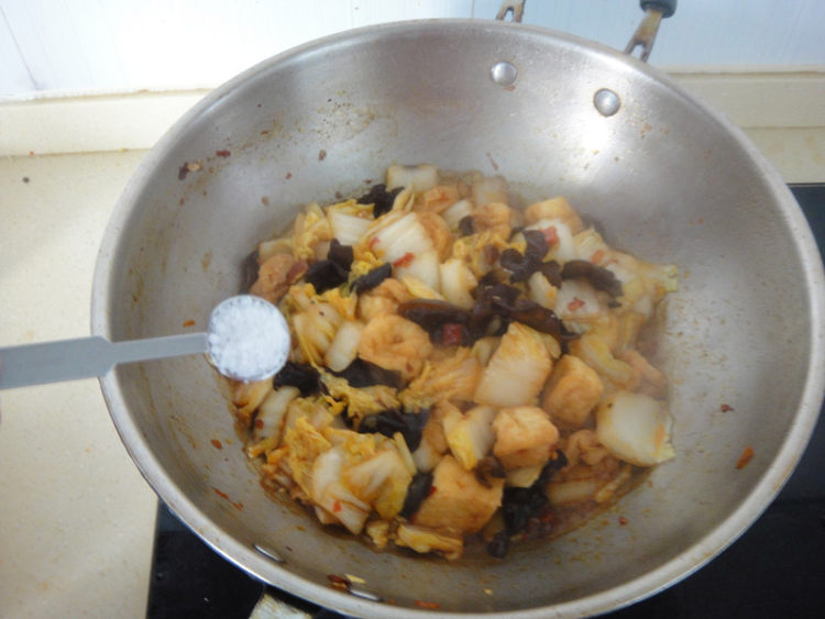 泡椒白菜黑木耳步骤7