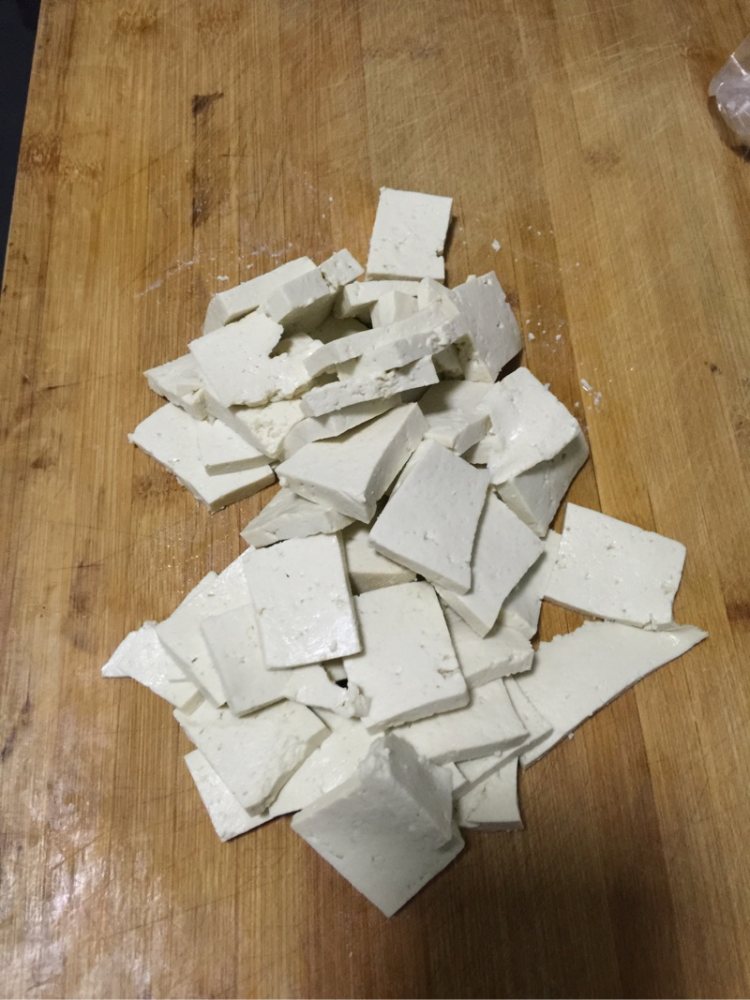 烤肉豆腐白菜步骤2