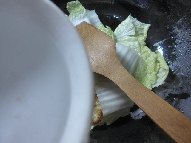 白菜煮荷包蛋步骤5