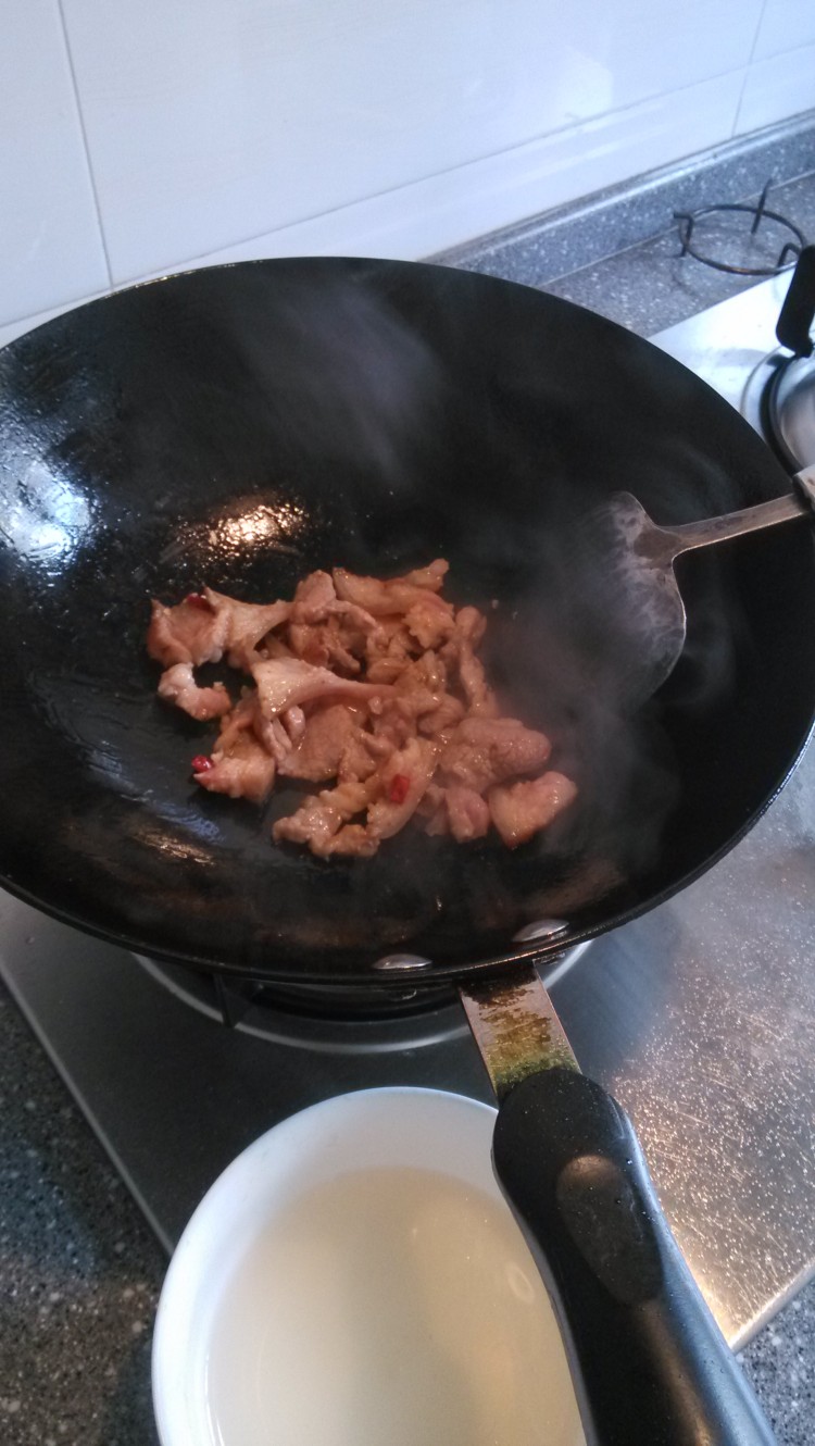 肉片白菜杆步骤8