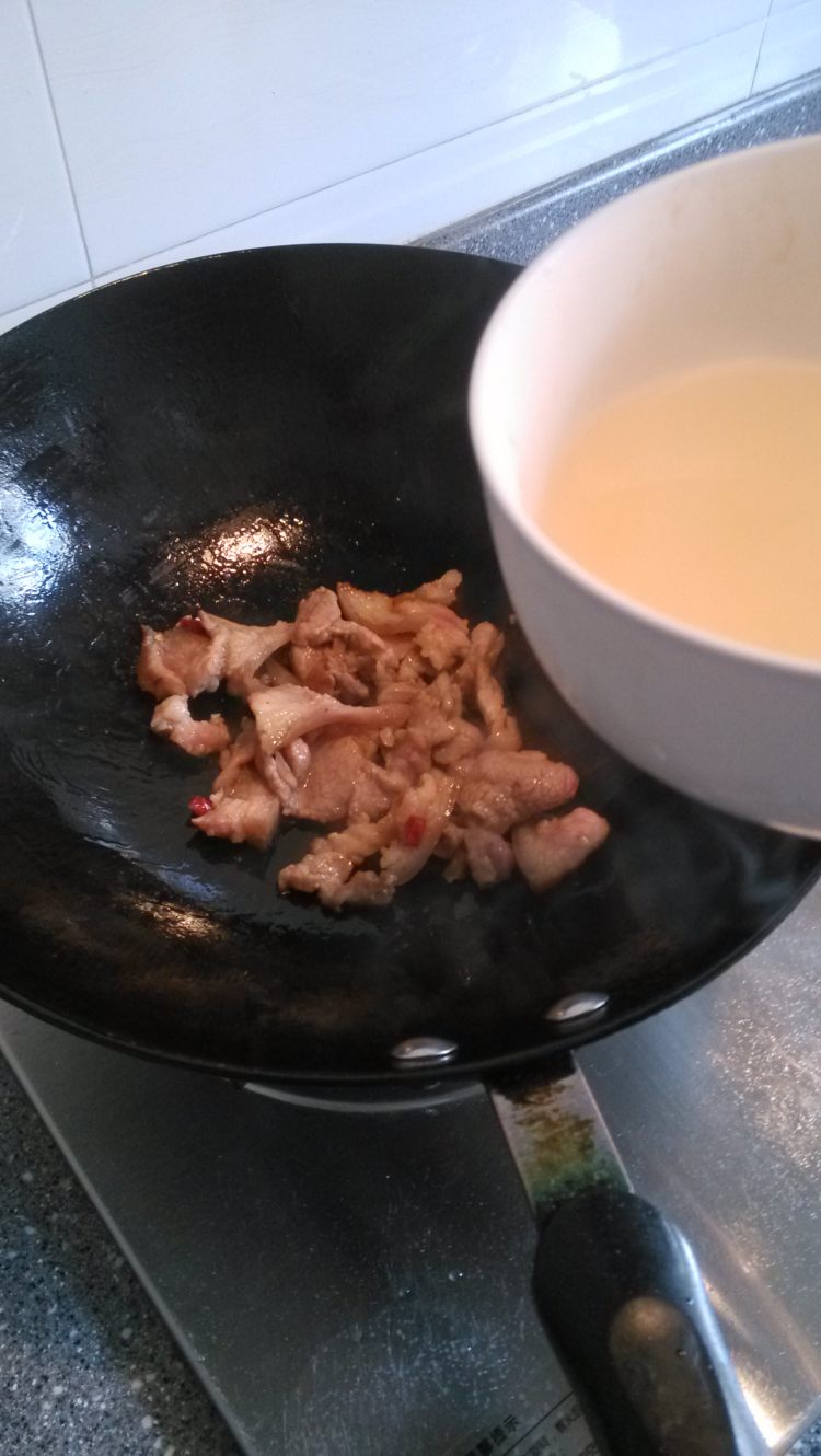 肉片白菜杆步骤9
