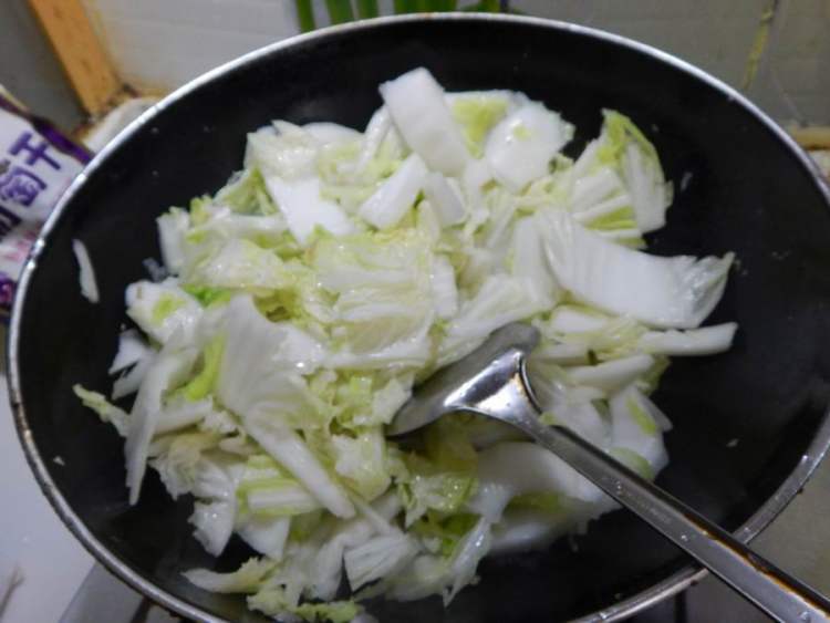 白菜粉条烧豆腐步骤6
