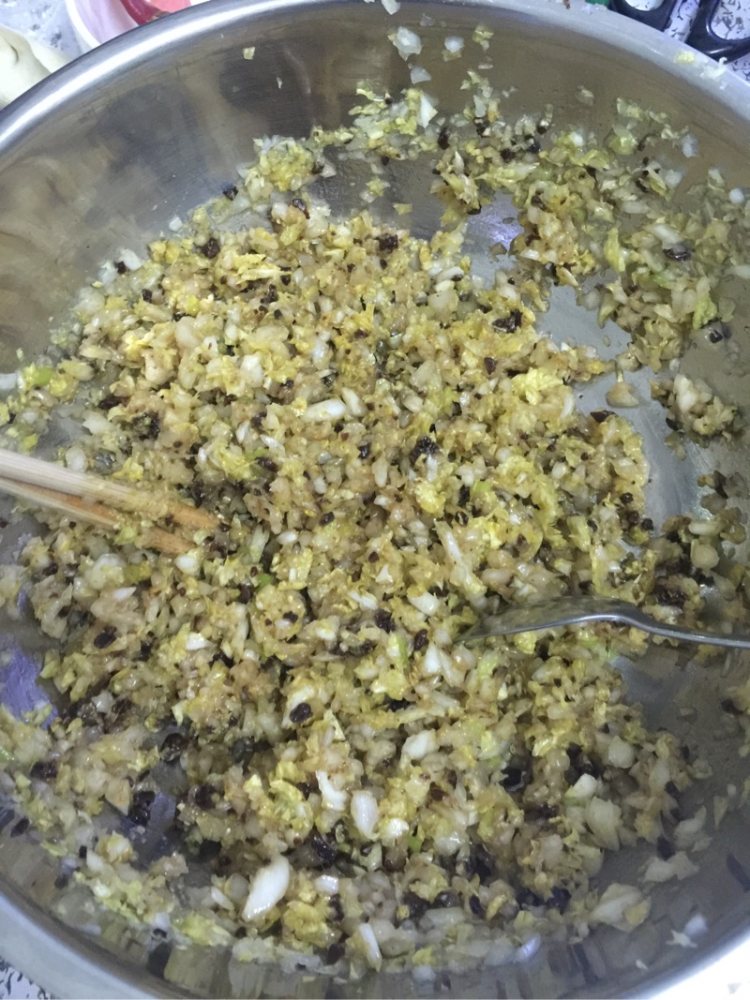 白菜豆豉水饺步骤7