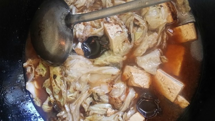 干酱炖白菜豆腐步骤7