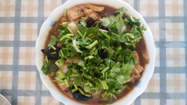 干酱炖白菜豆腐步骤8