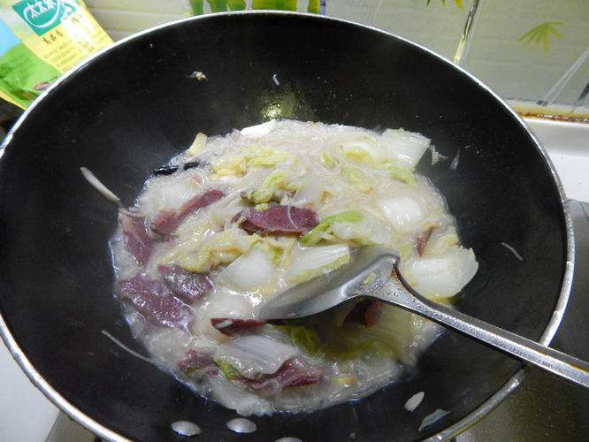 白菜牛肉粉丝汤步骤14