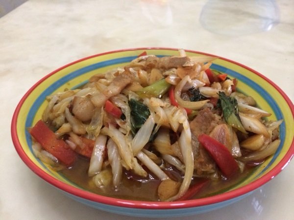 醋溜白菜炒肉步骤6
