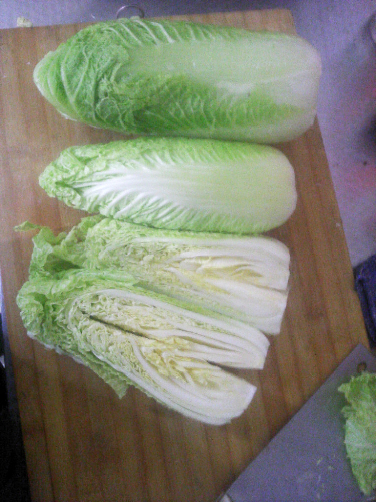 肉汁香干粉条白菜步骤2