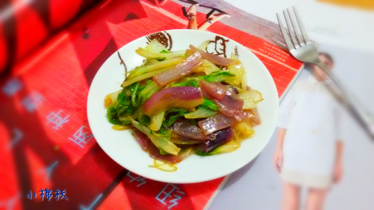 洋葱炒白菜步骤6