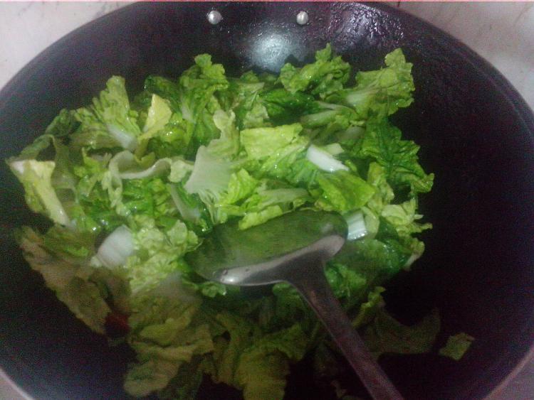 辣炒散白菜步骤6