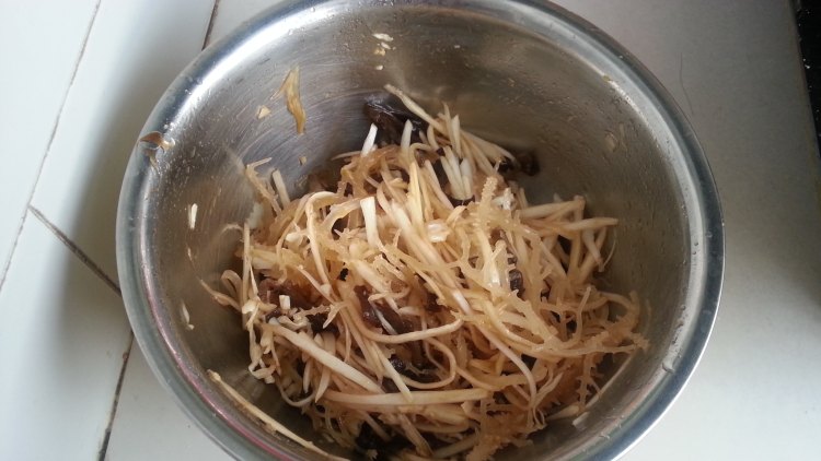 白菜丝拌石花菜步骤9