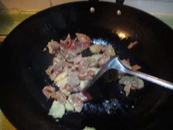 香辣白菜肉片步骤13
