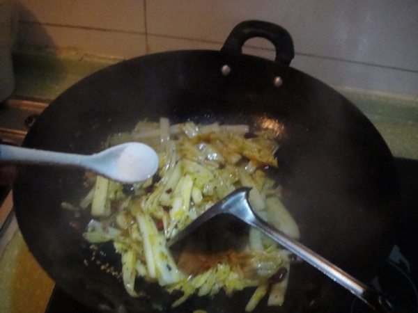 香辣白菜肉片步骤18
