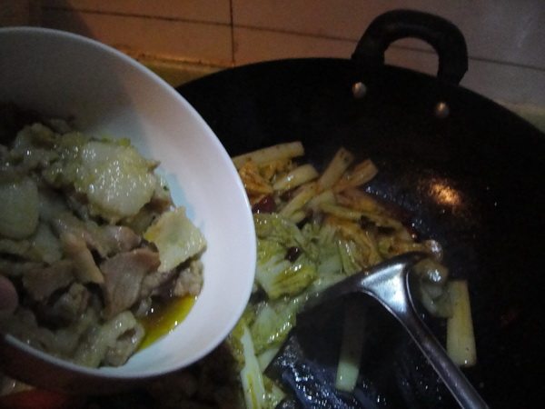 香辣白菜肉片步骤19