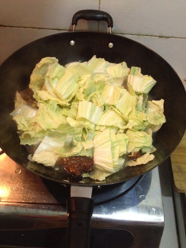 滑肉白菜汤步骤9