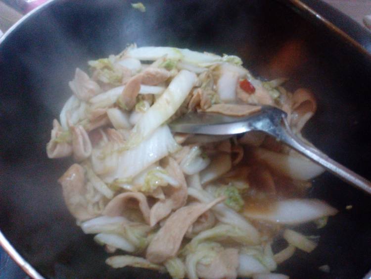 白菜炖素鸡翅步骤10