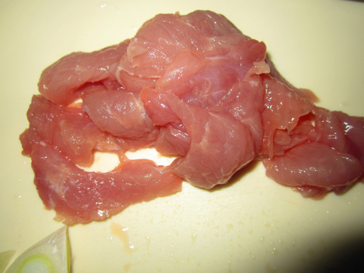 白菜粉条肉片步骤2
