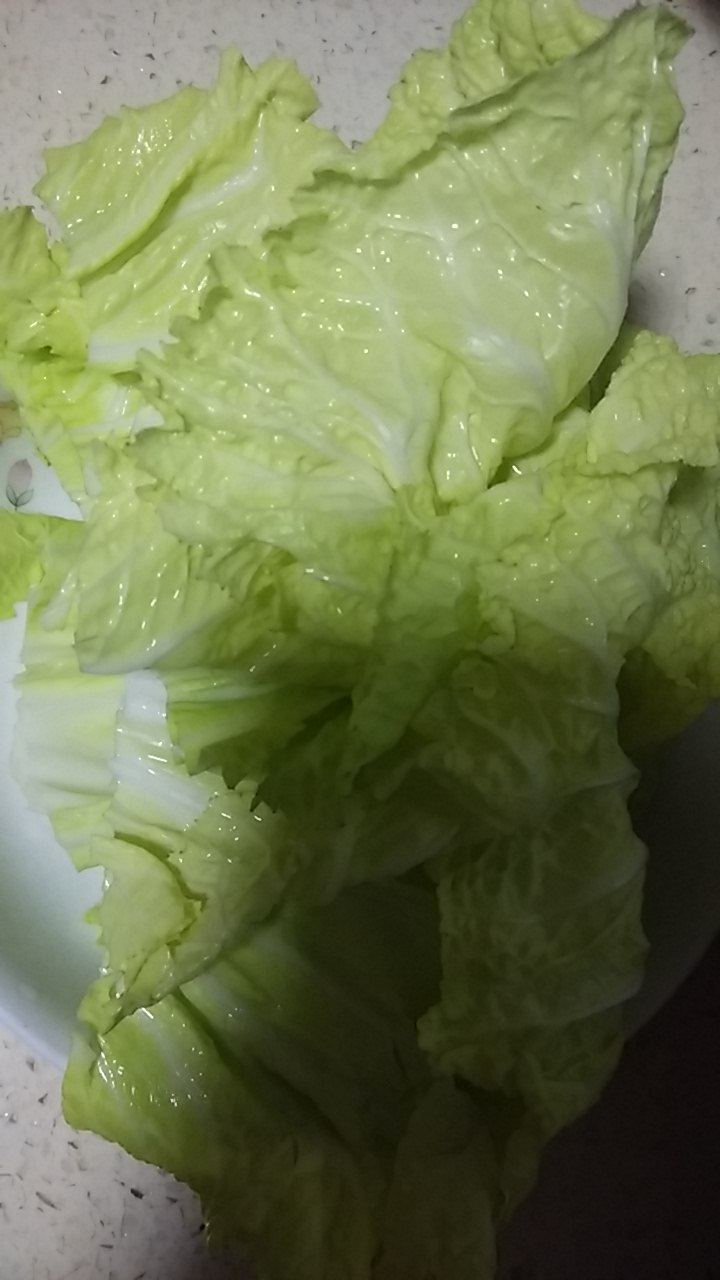 翡翠白菜卷步骤1