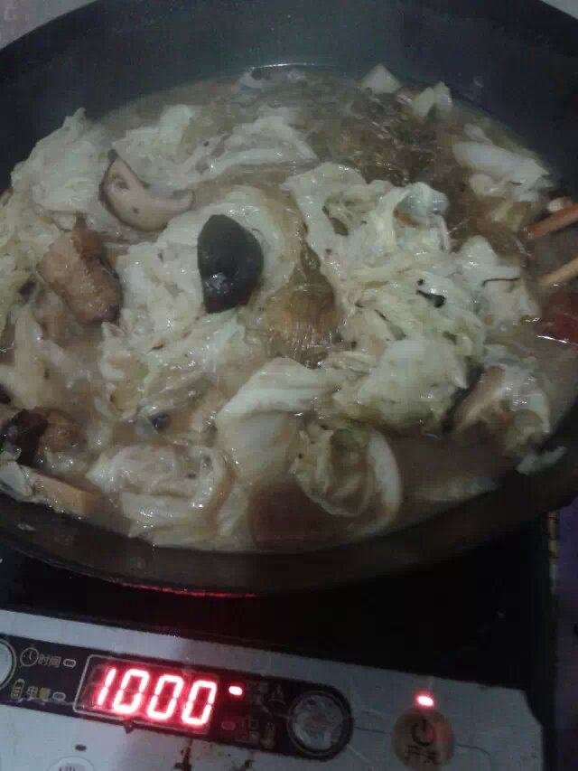 家常粉丝白菜步骤10