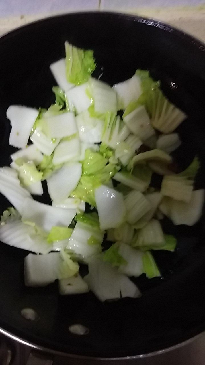 香辣炒白菜步骤3