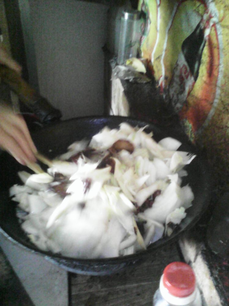肉炒白菜步骤5