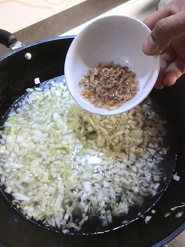 海米疙瘩汤步骤8