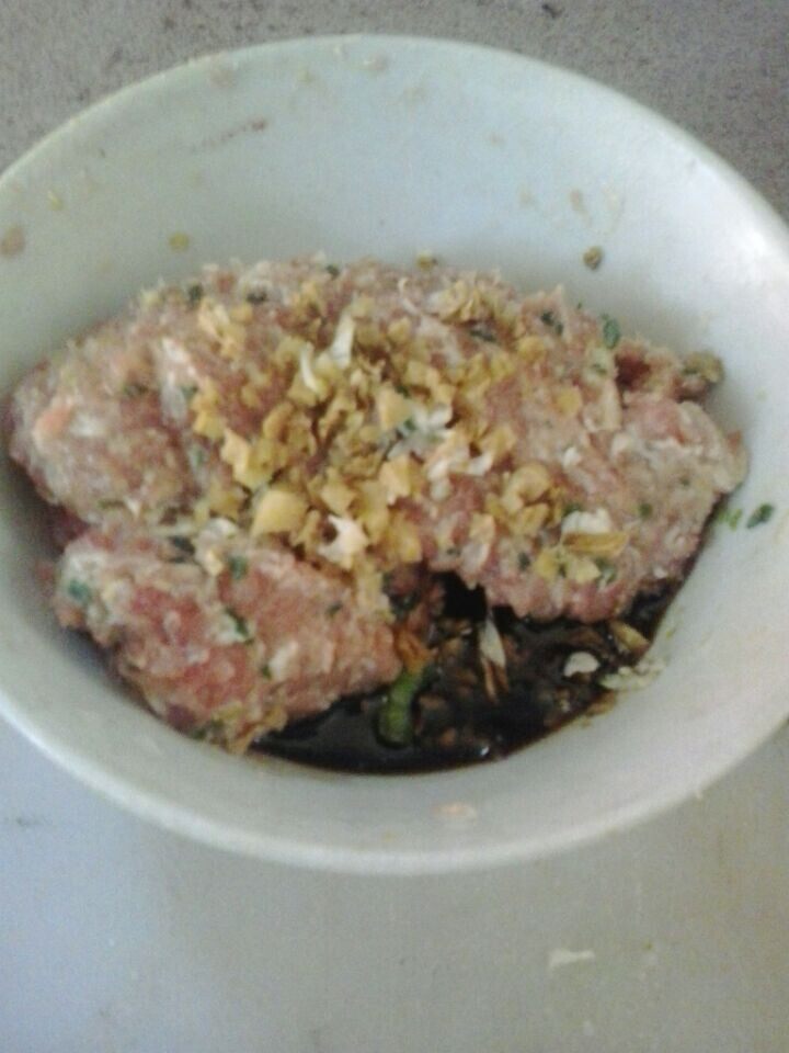 白菜猪肉馅步骤6