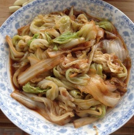 油焖虾烩白菜步骤12