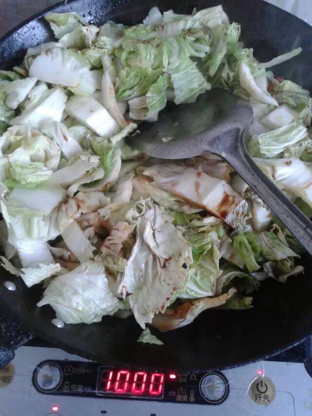 白菜烧羊肉步骤6