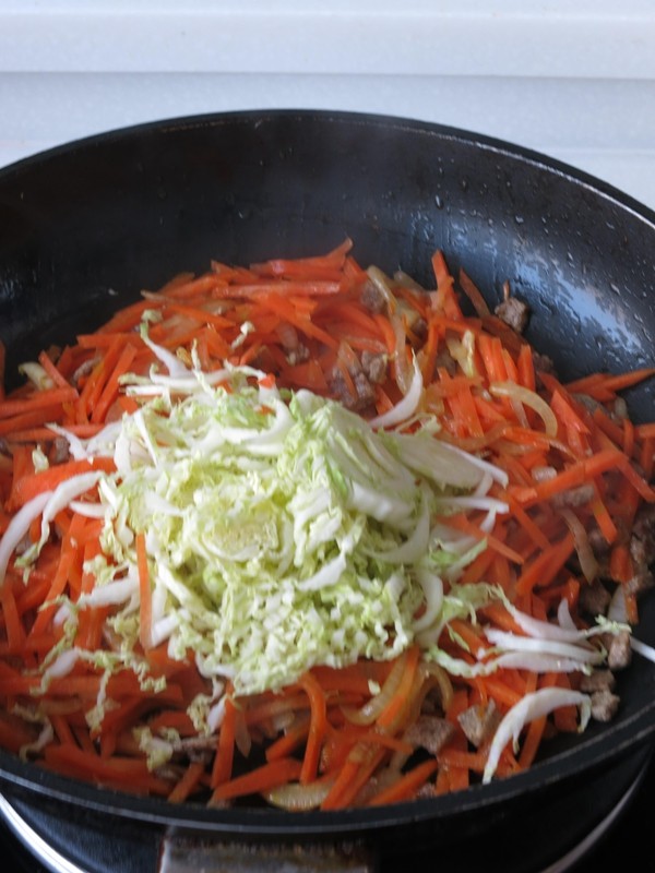 胡萝卜白菜肉末养生粥步骤7