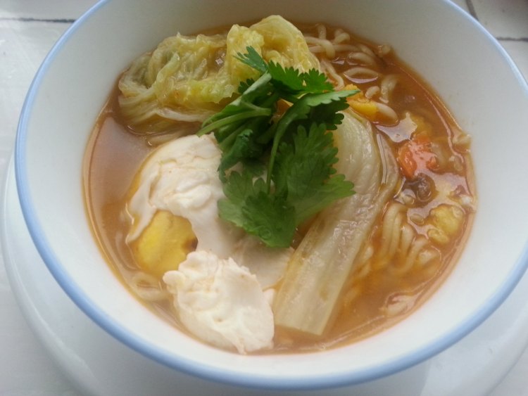 白菜煮面步骤7