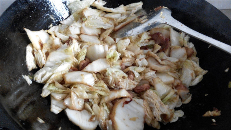 东北白菜炖干豆腐步骤8