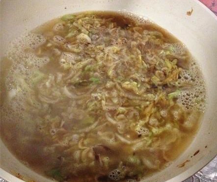 虾皮白菜疙瘩汤步骤7