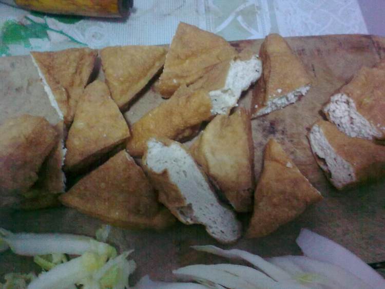 砂锅豆泡丸子金针菇步骤3