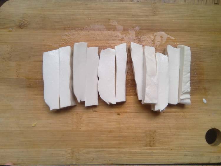 豆腐黑白菜步骤2