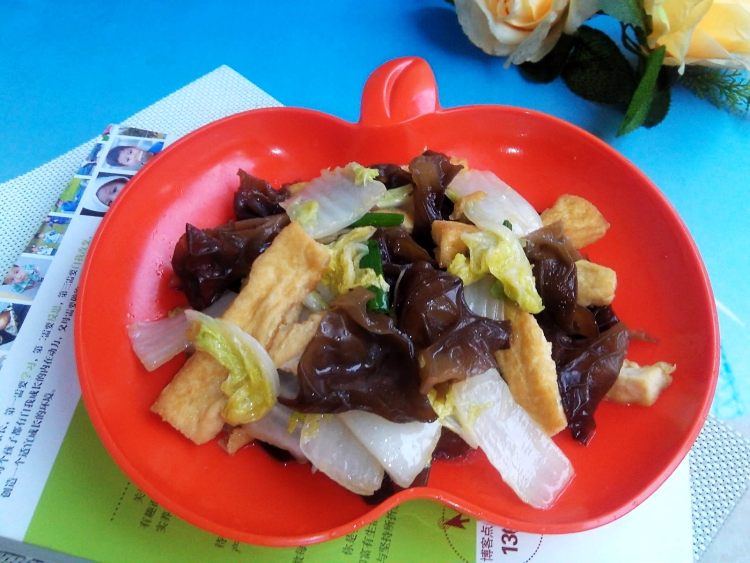 豆腐黑白菜步骤10