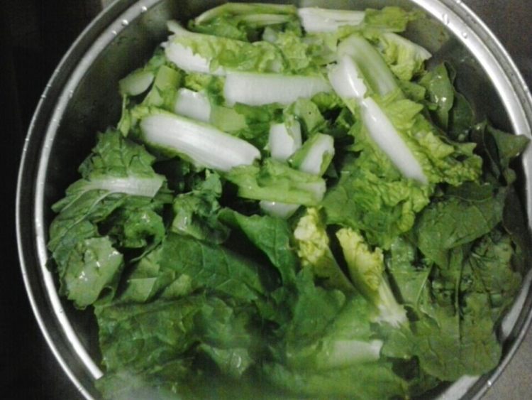 蒜香白菜步骤3