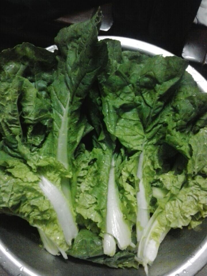 蒜香白菜步骤2