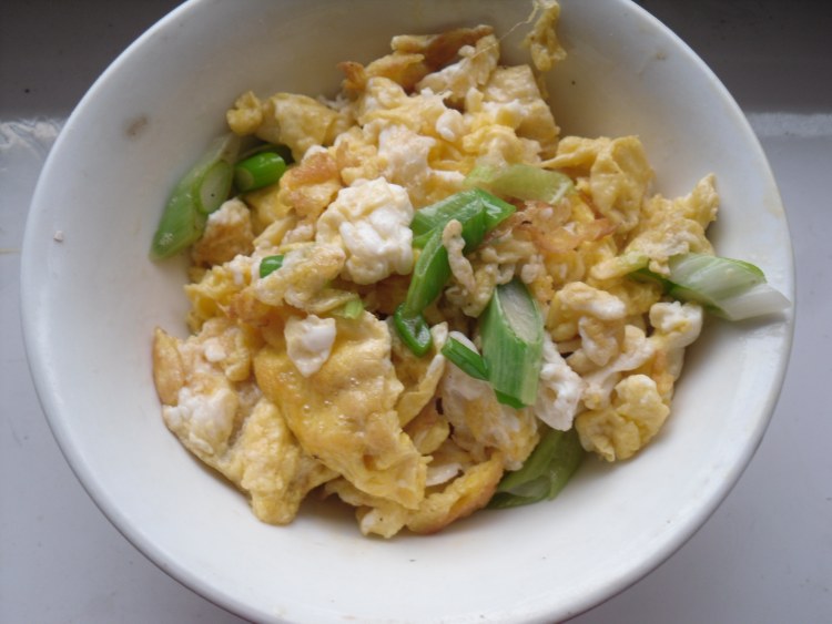 白菜蛋炒饭步骤4
