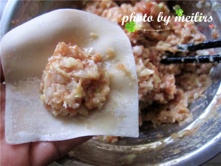 菜肉馄饨步骤8