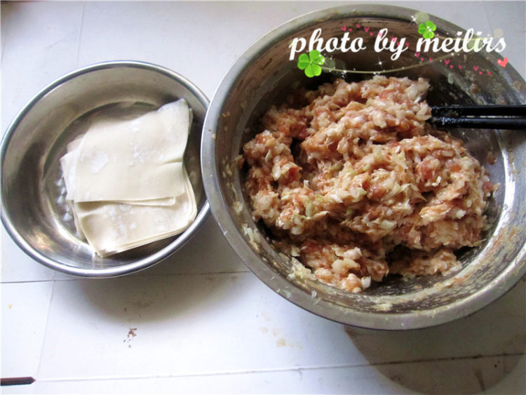 菜肉馄饨步骤7