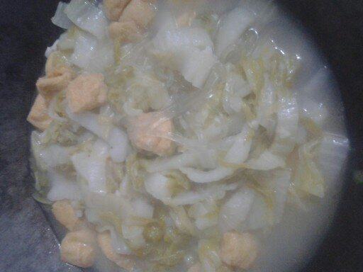 油豆腐粉条炖白菜步骤8